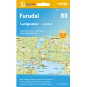 83 Furudal Sverigeserien 1:50 000